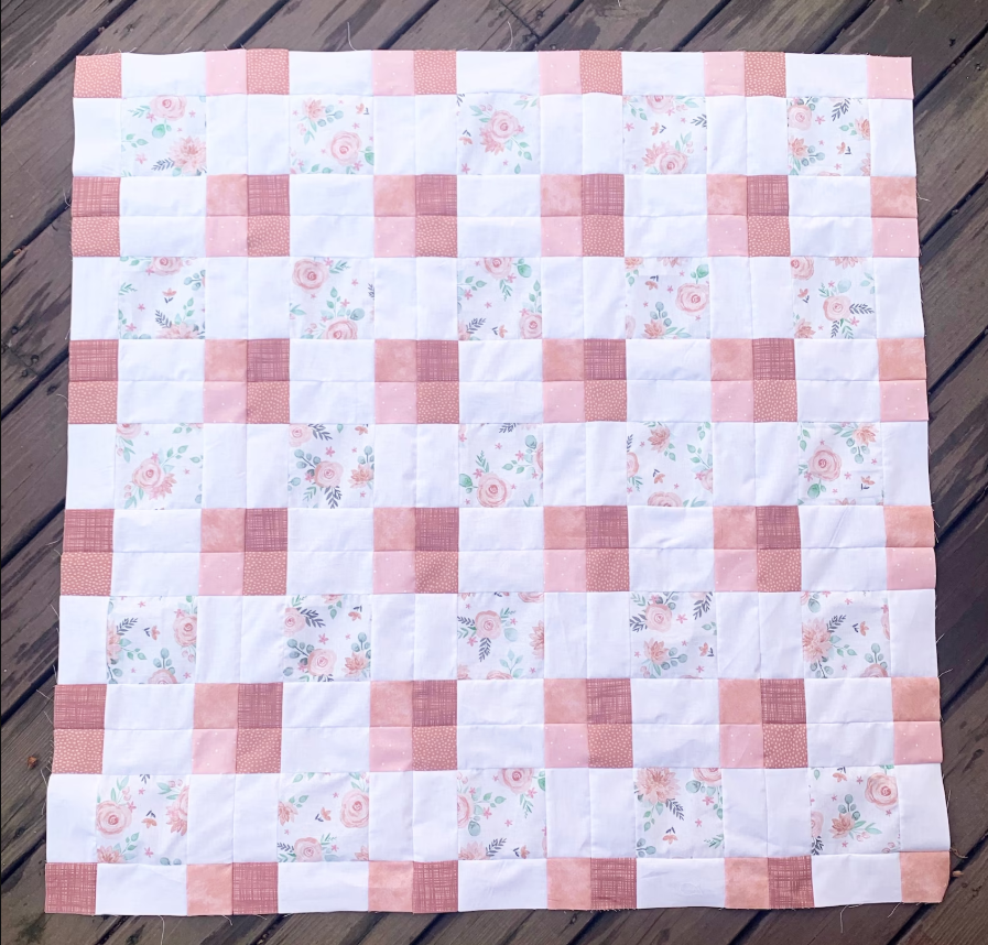 Floral Squares Quilt Pattern