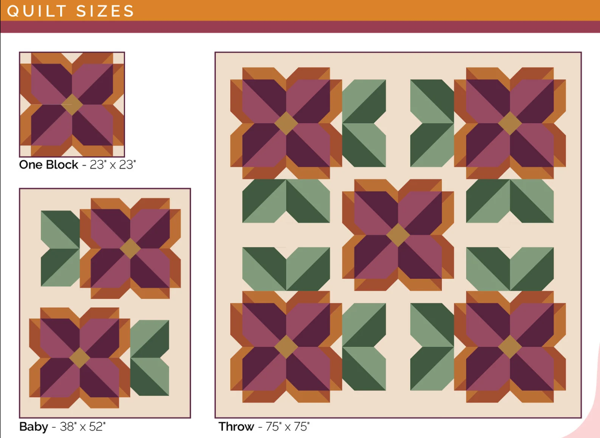 Sunny Blooms Quilt Pattern