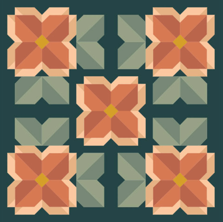 Sunny Blooms Quilt Pattern