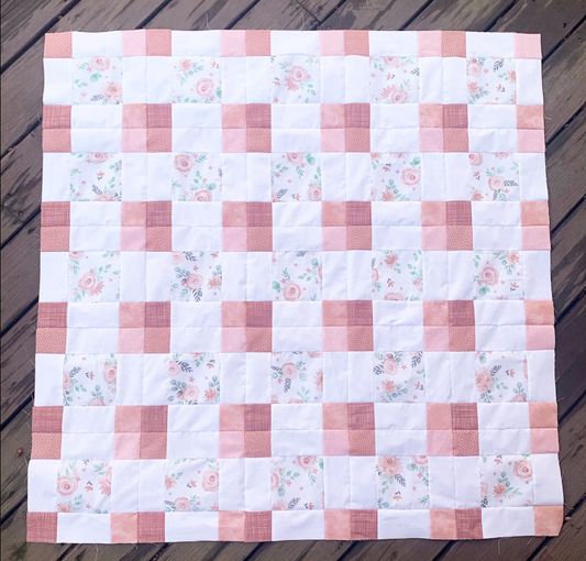 Floral Squares Quilt Pattern