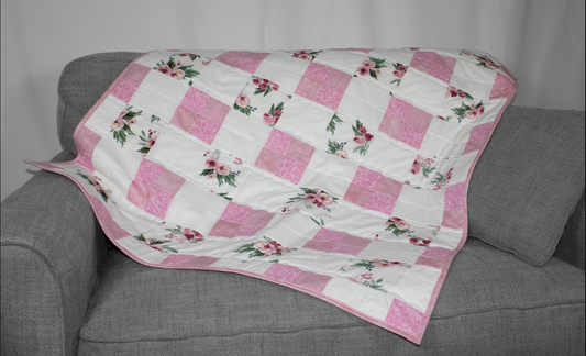 Floral Squares Quilt Pattern
