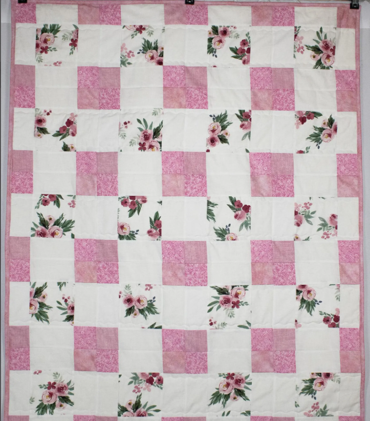 Floral Squares Quilt Pattern