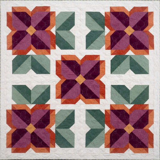 Sunny Blooms Quilt Pattern
