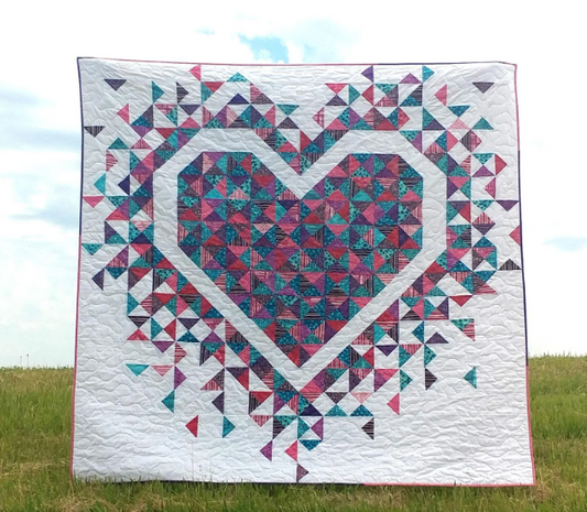 Exploding Heart Quilt