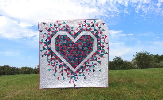 Exploding Heart Quilt